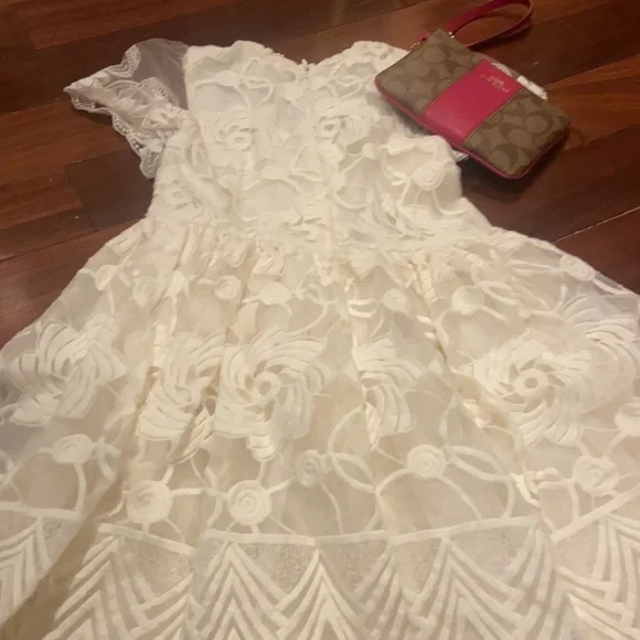 White dress